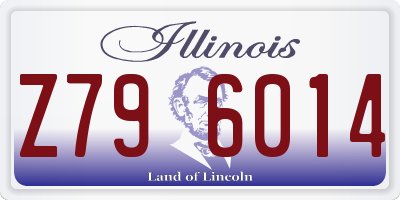 IL license plate Z796014