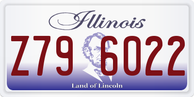 IL license plate Z796022
