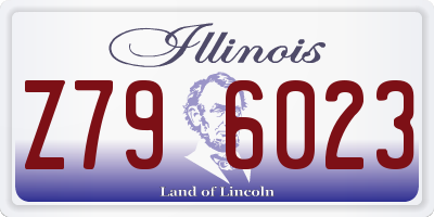 IL license plate Z796023