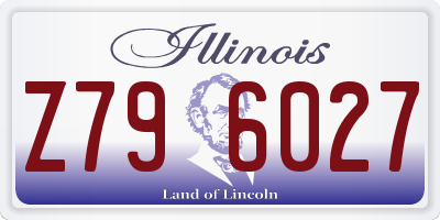 IL license plate Z796027
