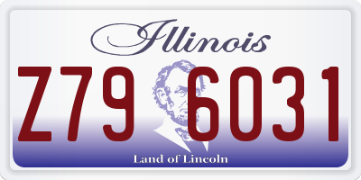 IL license plate Z796031