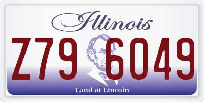 IL license plate Z796049