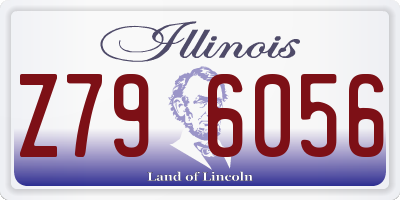 IL license plate Z796056