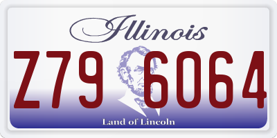 IL license plate Z796064