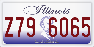 IL license plate Z796065
