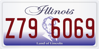 IL license plate Z796069