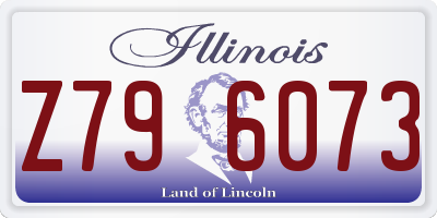 IL license plate Z796073
