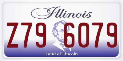 IL license plate Z796079