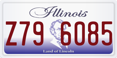 IL license plate Z796085