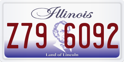 IL license plate Z796092