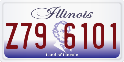 IL license plate Z796101