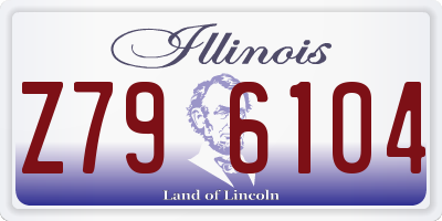 IL license plate Z796104