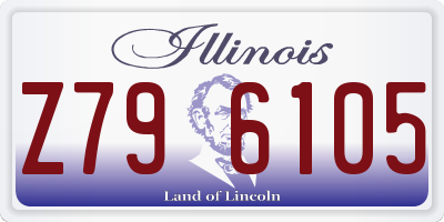IL license plate Z796105