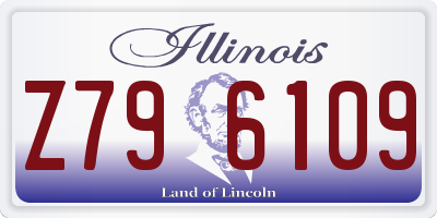 IL license plate Z796109