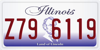 IL license plate Z796119