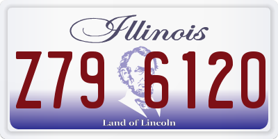 IL license plate Z796120