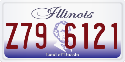 IL license plate Z796121