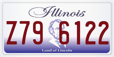 IL license plate Z796122