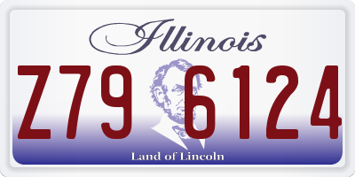 IL license plate Z796124