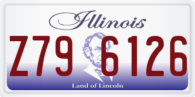 IL license plate Z796126