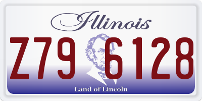 IL license plate Z796128