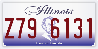 IL license plate Z796131