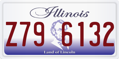 IL license plate Z796132