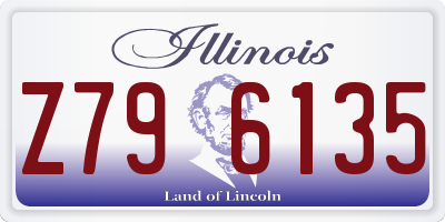 IL license plate Z796135