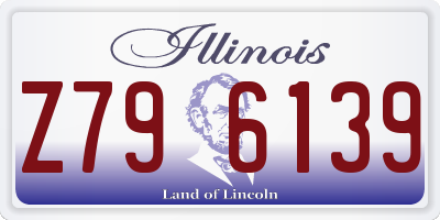 IL license plate Z796139