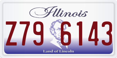 IL license plate Z796143