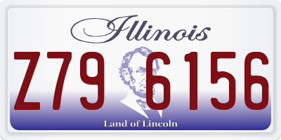 IL license plate Z796156