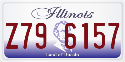 IL license plate Z796157