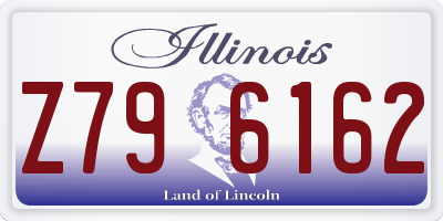 IL license plate Z796162