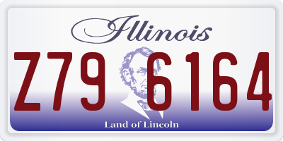IL license plate Z796164