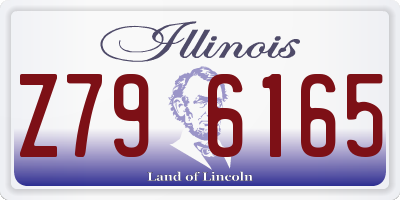 IL license plate Z796165