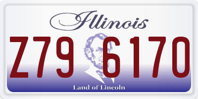 IL license plate Z796170