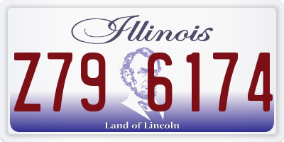 IL license plate Z796174
