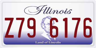 IL license plate Z796176