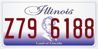 IL license plate Z796188