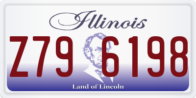 IL license plate Z796198
