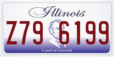 IL license plate Z796199
