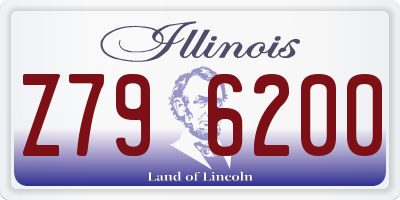 IL license plate Z796200