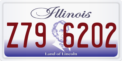 IL license plate Z796202