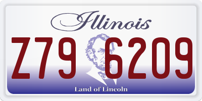 IL license plate Z796209