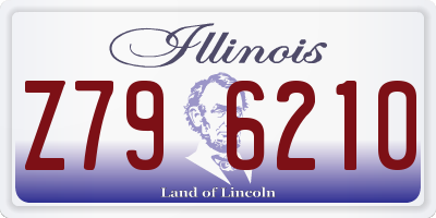 IL license plate Z796210
