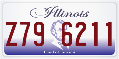 IL license plate Z796211