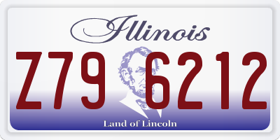 IL license plate Z796212