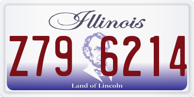 IL license plate Z796214
