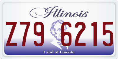 IL license plate Z796215