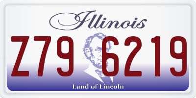 IL license plate Z796219